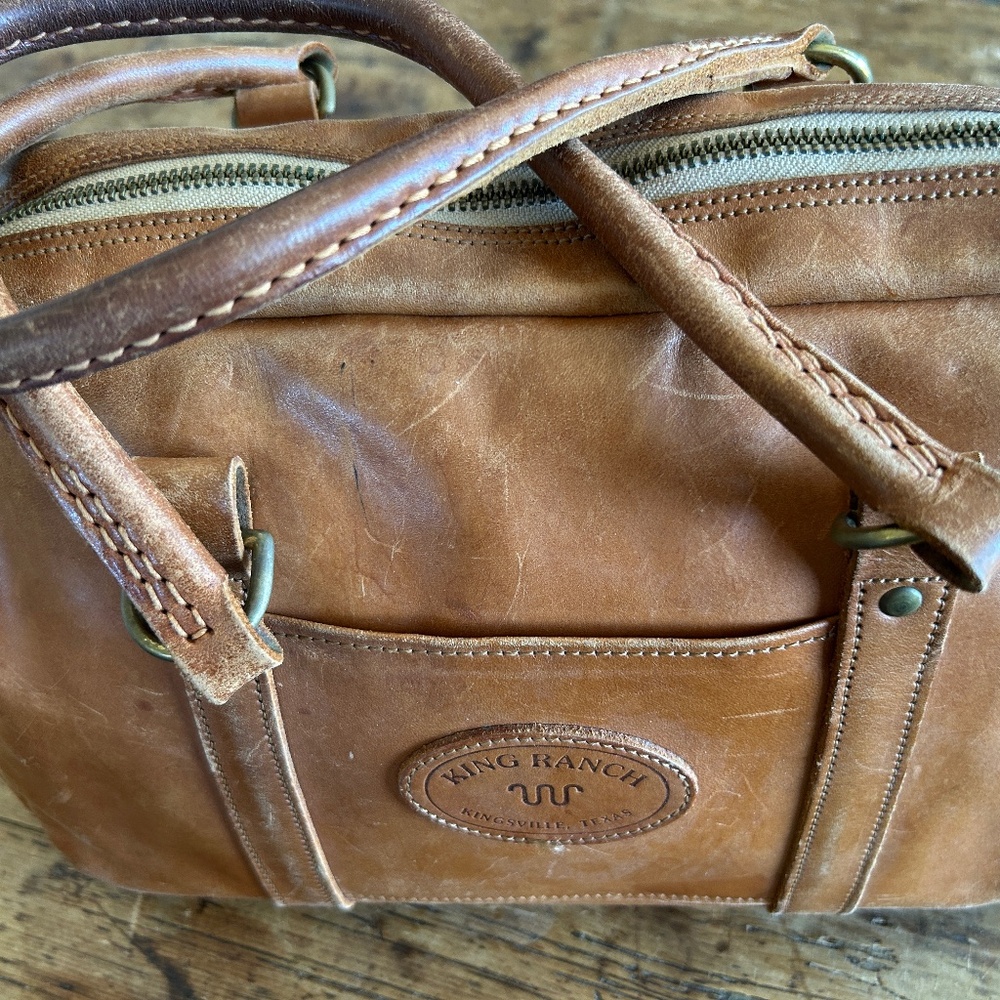 KING RANCH LEATHER PURSE/BAG